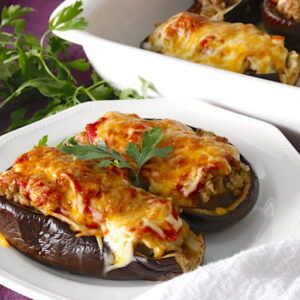 Berenjenas rellenas.