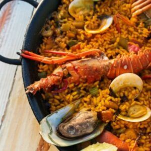 Paella marinera